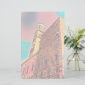 Italiaanse architectuurschilderij briefpapier (Staand voorkant)