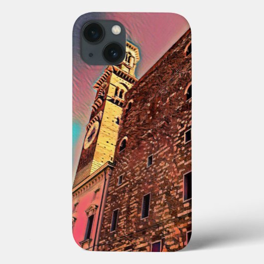 Italiaanse architectuurschilderij Case-Mate iPhone case (Achterkant)
