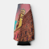 Italiaanse architectuurschilderij flesjeskoeler (Voorkant)