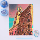 Italiaanse architectuurschilderij flyer (Enkel)