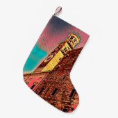 Italiaanse architectuurschilderij kleine kerstsok (Voorkant (Hangend))