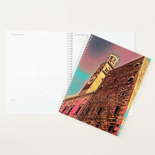 Italiaanse architectuurschilderij planner (Display)