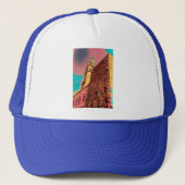 Italiaanse architectuurschilderij trucker pet (Voorkant)