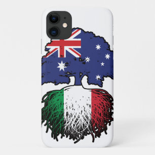 Italiaanse Australische Australische ringbandvlag Case-Mate iPhone Case