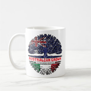 Italiaanse Australische Australische ringbandvlag Koffiemok