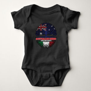 Italiaanse Australische Australische ringbandvlag Romper
