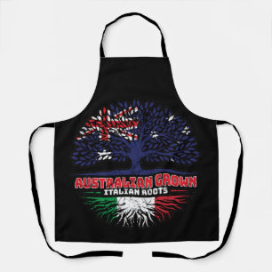 Italiaanse Australische Australische ringbandvlag Schort