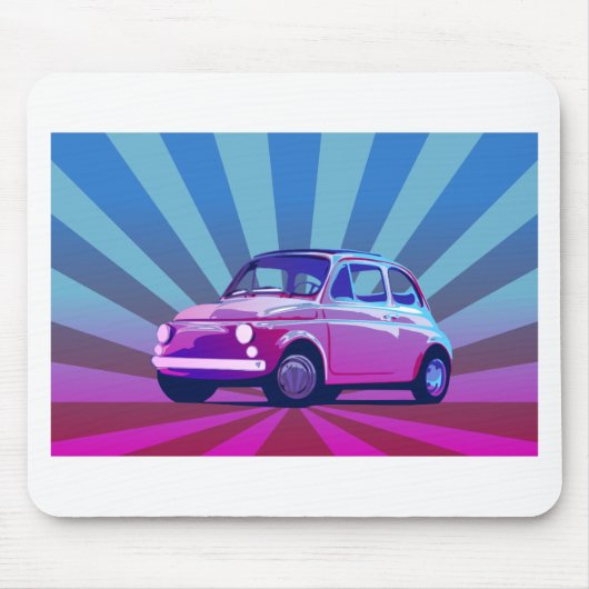 Italiaanse auto-kunst muismat (Voorkant)