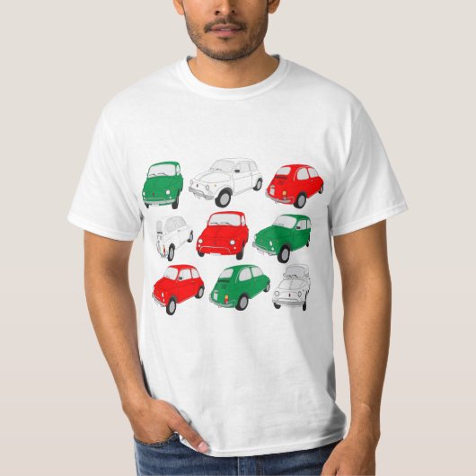  Italiaanse auto T-Shirt  (Voorkant)