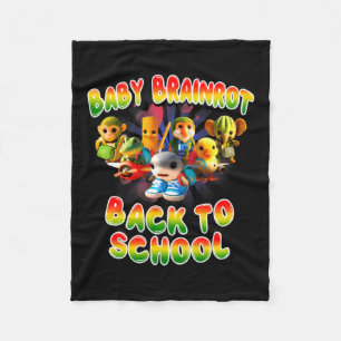 Italiaanse baby-hersentering terug naar school voo fleece deken