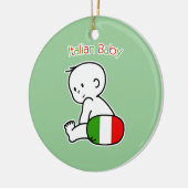 Italiaanse Baby Keramisch Ornament (Links)