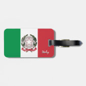 Italiaanse Bagagelabel, patriottische Italiaanse v Bagagelabel (Achterkant horizontaal)