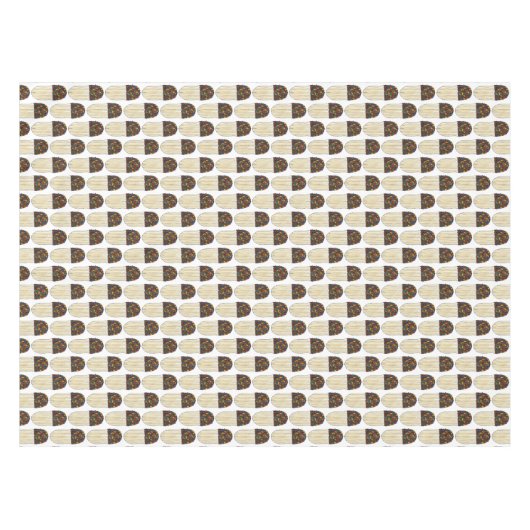 Italiaanse bakkerij Butter Cookie Chocolate Sprink Tafelkleed (Voorkant (Horizontaal))