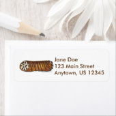 Italiaanse bakkerij Chocolade Chip Cannoli Pastry Etiket (Insitu)