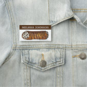 Italiaanse bakkerij Pastry Chef Chocolate Chip Can Naamplaatje (In situ)