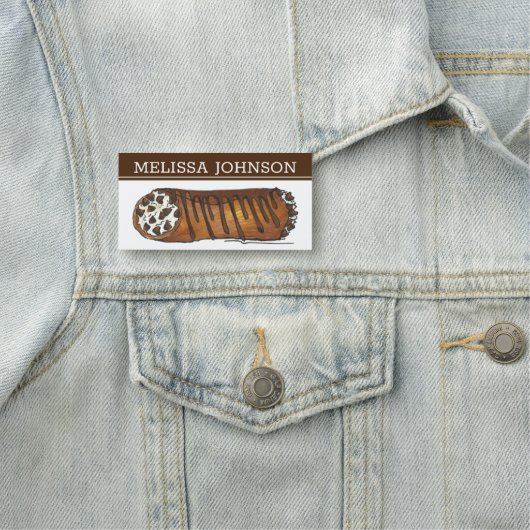 Italiaanse bakkerij Pastry Chef Chocolate Chip Can Naamplaatje (In situ)