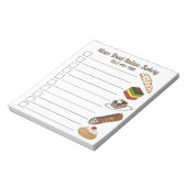 Italiaanse bakkerij Zeppole Cannoli Tiramisu Bisco Notitieblok (Linkerzijde)