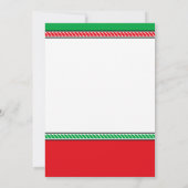 Italiaanse bambino (c) uitnodiging van de Birthday (Achterkant)