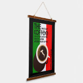 Italiaanse Baristas Hangend Wandkleed (Gebogen)
