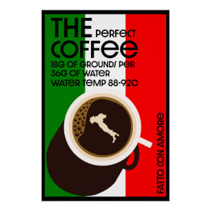 Italiaanse Baristas Perfect Poster