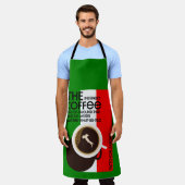 Italiaanse Baristas Schort (Gedragen)