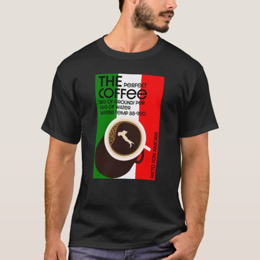 Italiaanse Baristas T-shirt (Voorkant)
