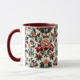 Italiaanse Barok. Chic Bloemen en Bladeren Mok