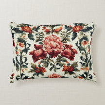 Italiaanse barok. Chique bloemen en bladeren