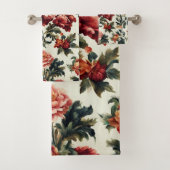 Italiaanse barok. Chique bloemen en bladeren Bad Handdoek (Insitu)