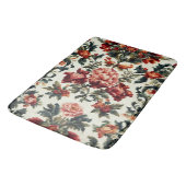 Italiaanse barok. Chique bloemen en bladeren Badmat (Gekanteld)