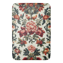 Italiaanse barok. Chique bloemen en bladeren Badmat