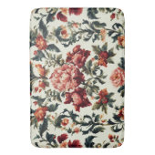 Italiaanse barok. Chique bloemen en bladeren Badmat (Voorkant Verticaal)