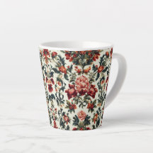 Italiaanse barok. Chique bloemen en bladeren