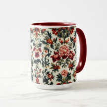 Italiaanse barok. Chique bloemen en bladeren