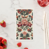 Italiaanse barok. Chique bloemen en bladeren Servet (Insitu)