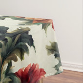 Italiaanse barok. Chique bloemen en bladeren Tafelkleed (Voorbeeld)