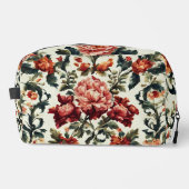 Italiaanse barok. Chique bloemen en bladeren Toilettasje (Voorkant)