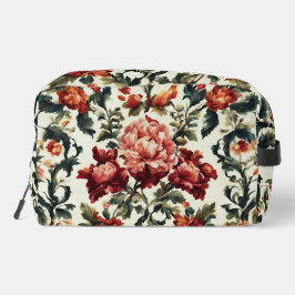 Italiaanse barok. Chique bloemen en bladeren Toilettasje