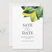 Italiaanse bestemming bruiloft aankondigingen (Voorkant)