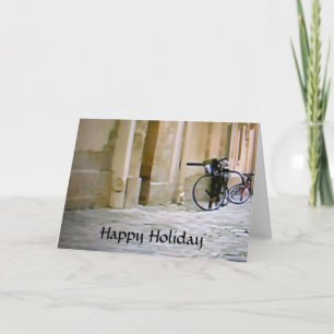 ITALIAANSE BIKE HAPPY HOLIDAY FEESTDAGEN KAART