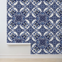 Italiaanse Blauwe en Witte Siciliaanse Majolica Te