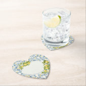 Italiaanse Blauwe Tegel Citroen Kartonnen Onderzetters (Insitu)