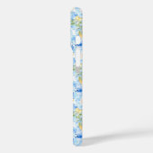 Italiaanse Blauwe Tegel Gele Citroen Waterverf Case-Mate iPhone Case (Achterkant / Links)