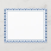 Italiaanse blauwe Tegel Vrijgezellenfeest Recipe (Achterkant)