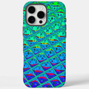 Italiaanse Blauwe Zeemeermin Motief Art Print iPhone 16 Pro Max Hoesje