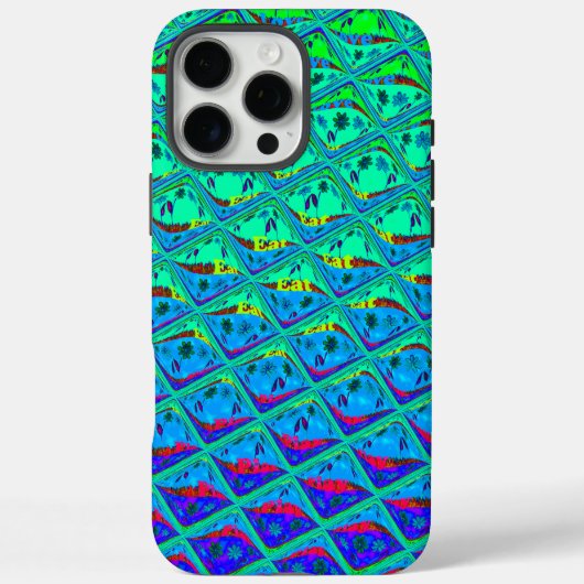 Italiaanse Blauwe Zeemeermin Motief Art Print Case-Mate iPhone Case (Achterkant)