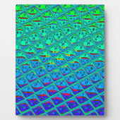 Italiaanse Blauwe Zeemeermin Motief Art Print Fotoplaat (Voorkant)