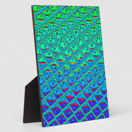 Italiaanse Blauwe Zeemeermin Motief Art Print Fotoplaat (Zijkant)