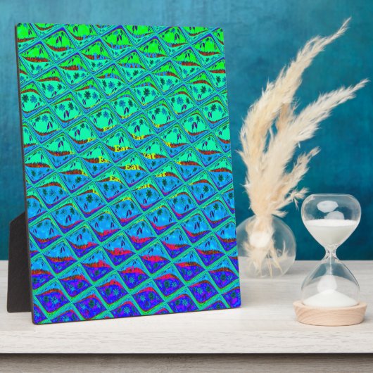 Italiaanse Blauwe Zeemeermin Motief Art Print Fotoplaat (Zijkant)