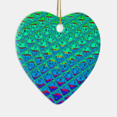 Italiaanse Blauwe Zeemeermin Motief Art Print Keramisch Ornament (Rechts)